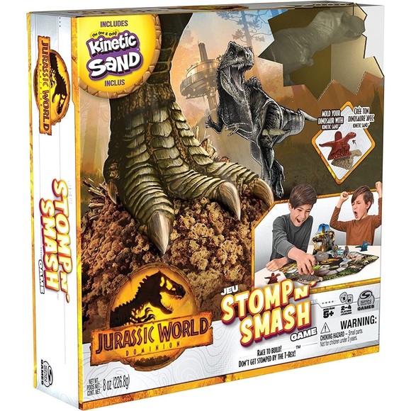 Jurassic World Dominion Stomp N’ Smash Board Family Game Ages 5+ - Picture 8 of 9
